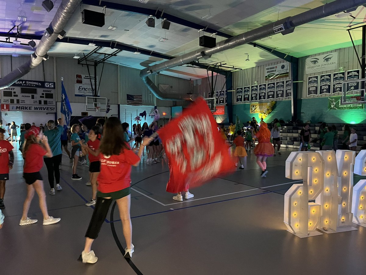 TimWebb63's tweet image. It’s HOUSE Hype Day at GSMS as our rising 6th graders “spin the wheel” to learn their House assignment!