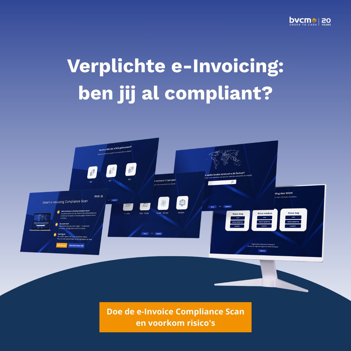 De Europese regelgeving voor e-facturatie verandert ingrijpend. E-facturatie wordt verplicht voor B2B-transacties binnen de EU (waaronder Nederland). 
 
Doe nu de gratis e-Invoice Compliance Scan en blijf de regelgeving een stap voor 👇eu1.hubs.ly/H0kcvKF0