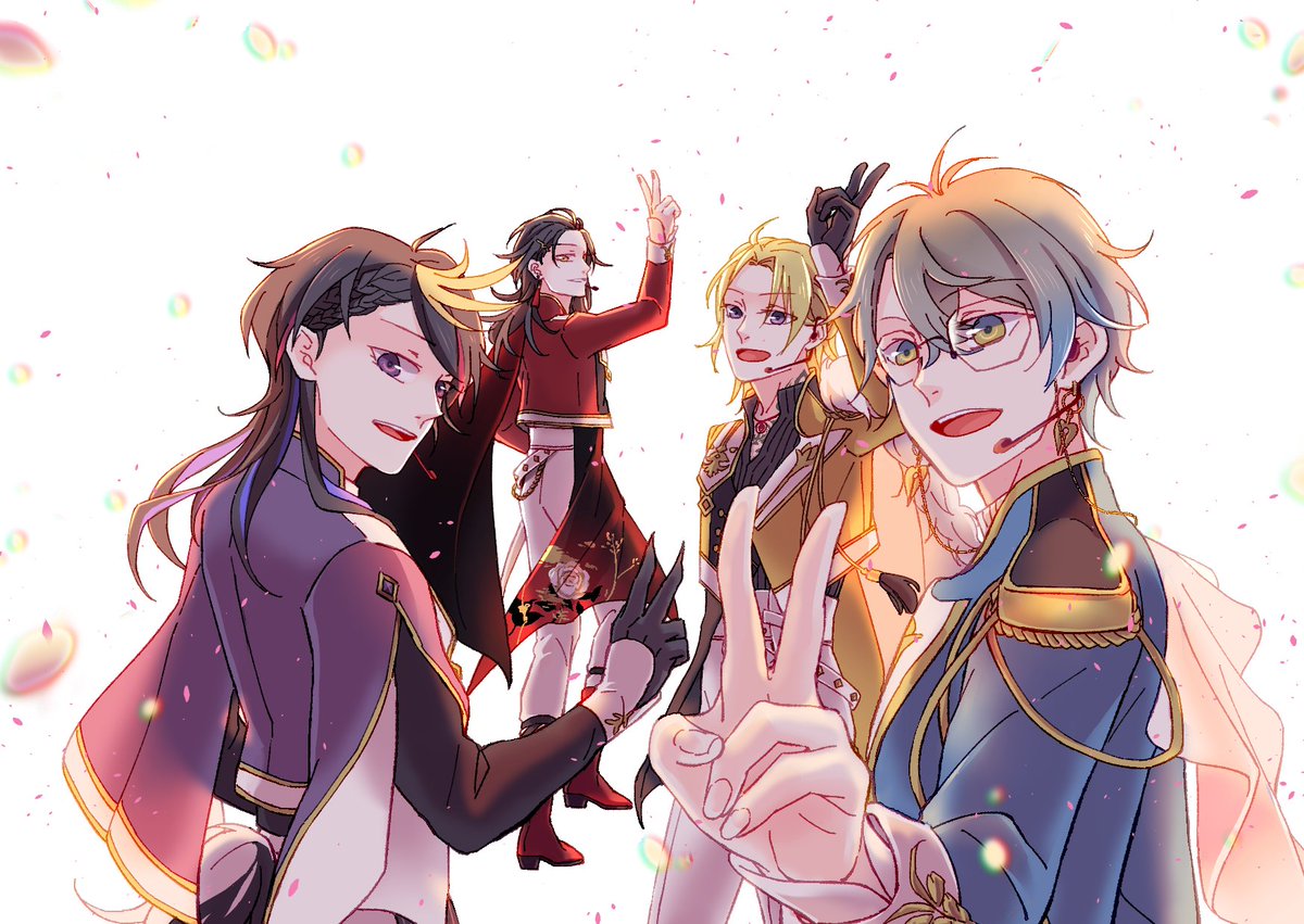 Yamikuuu's tweet photo. #LuxiemRoyalFlash3D 
thank you so much✨💜❤️💛💙
※this is a repost
#Akurylic #drawluca #Ikenography #YaminoArt https://t.co/RWzMXN2cVI