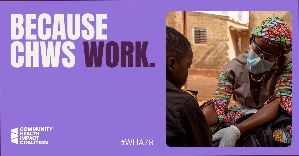 MusoHealth's tweet image. CHWs are at the forefront of tackling global challenges, like pandemics, offering local solutions, ensuring we are all safe and secure.
It’s crucial the new pandemic prevention agreement, facing a vote at #WHA78, reflects the vital work of CHWs.