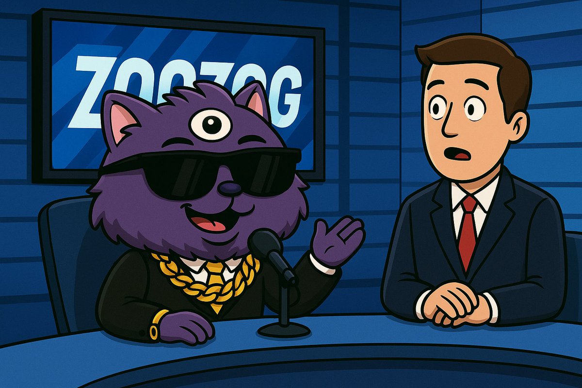 ZogZogCoin's tweet photo. Reporter: ‘What makes ZogZog different?’
ZogZog: ‘I’m not a coin. I’m a culture.’
#ZogZog #Solana #Web3 #MemeCoin #ZogZogCoin #Crypto https://t.co/owuWtwvZYx