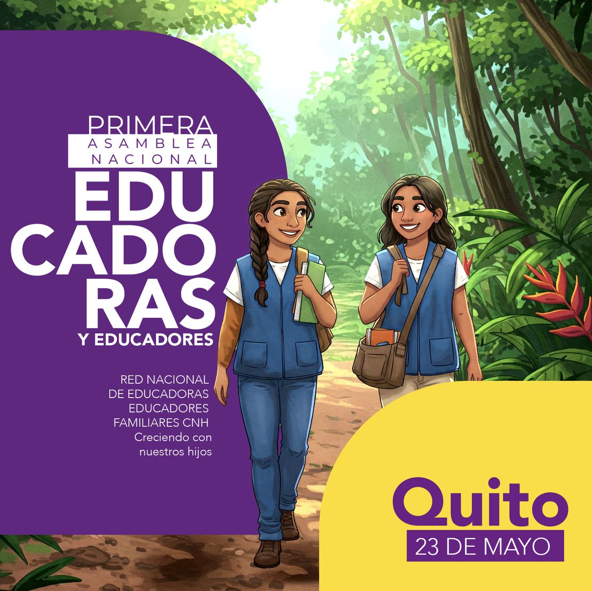 Mujeres Igualdad (@mujerigualdadec) on Twitter photo Este 23 de mayo de 2025 en Quito se desarrollará la Primera Asamblea nacional de educadoras y educadores <a href="/FAU_LAC/">Fondo Acción Urgente</a> Este 23 de mayo de 2025 en Quito se desarrollará la Primera Asamblea nacional de educadoras y educadores <a href="/FAU_LAC/">Fondo Acción Urgente</a>