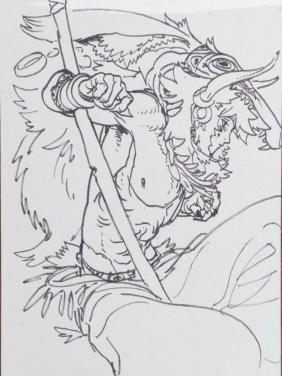 ノートの表紙に落書き2。