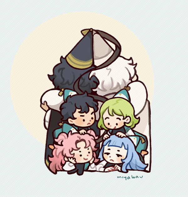 miyabau's tweet photo. [art/wha] olruggio, qifrey... and a small surprise! :)
#witchhatatelier #Δ帽子 #とんがり帽子のアトリエ https://t.co/DyAEkqR9Ki