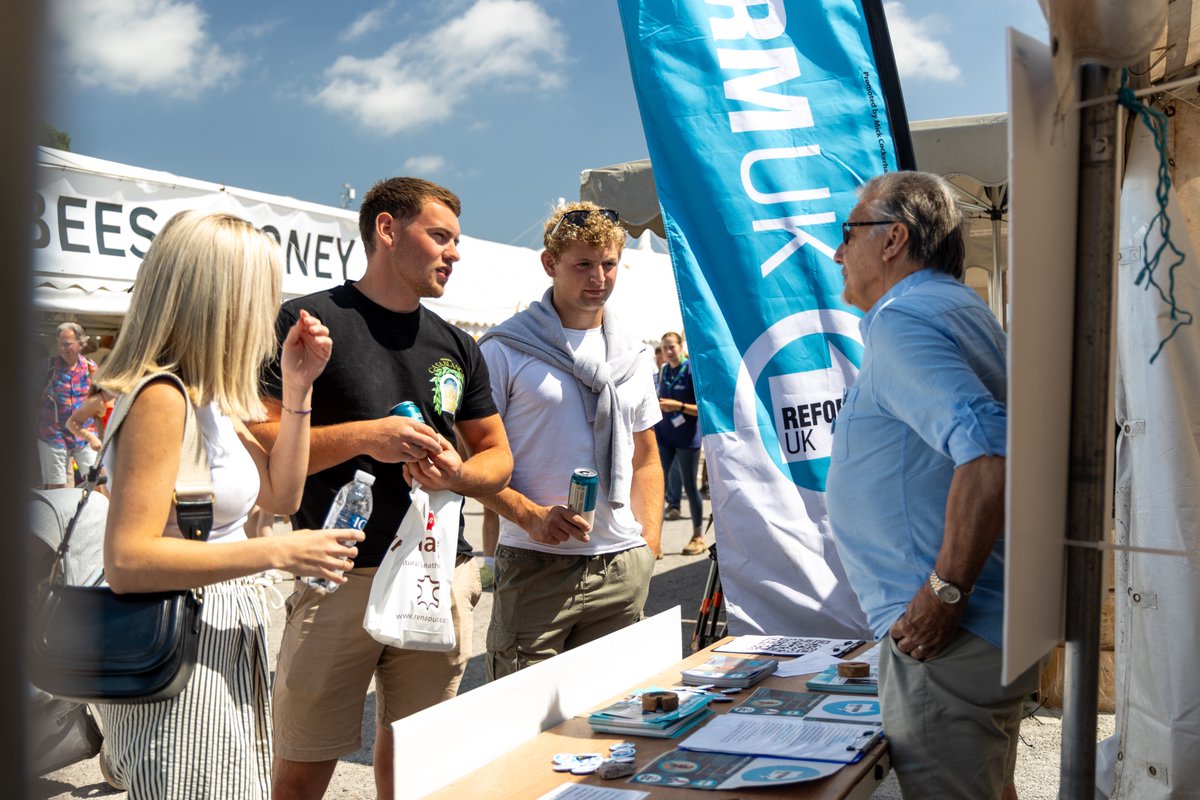 ReformTorbay's tweet image. 🎪 Thank you to everyone at the Devon County Show who chatted and supported Devon and Torbay! 

Reform is coming - it starts with you. 💬💙 #ReformUK #DevonCountyShow #PoliticsForThePeople @reformparty_uk