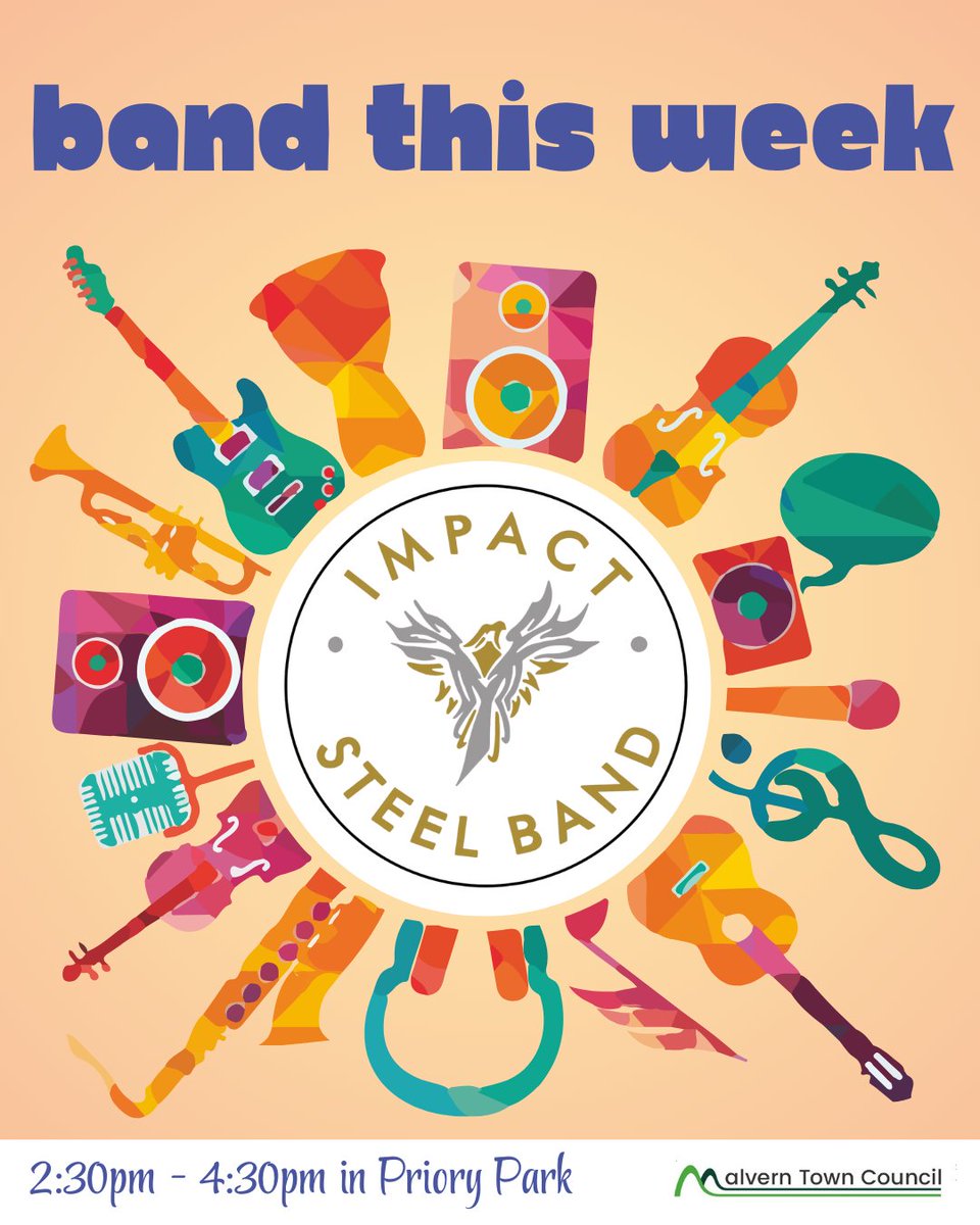 🎶 Band Announcement🎶

Join us this Sunday where the Impact Steel Band will be performing some Calypso music in Priory Park from 2:30pm - 4:30pm.

This is free to attend.