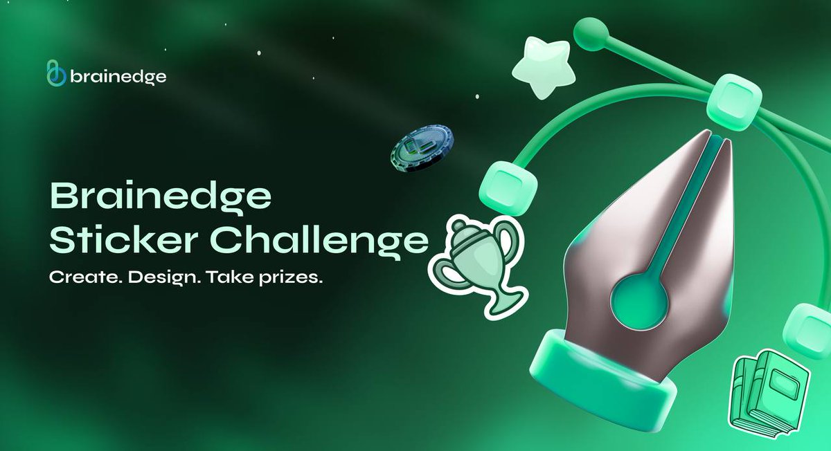 LEARN_Brainedge's tweet photo. 🎨 #BrainedgeStickerChallenge is live!

Design a smart, weird, or bold sticker for our Telegram pack!

🏆 Win $50 / $30 / $20
📥 Submit: https://t.co/IbMgimilTX
🐦 Post on X + tag 3 friends (required)

⏳ Deadline: May 25, 12am UTC
Let’s get creative! 💡 https://t.co/EuHohWKU0G