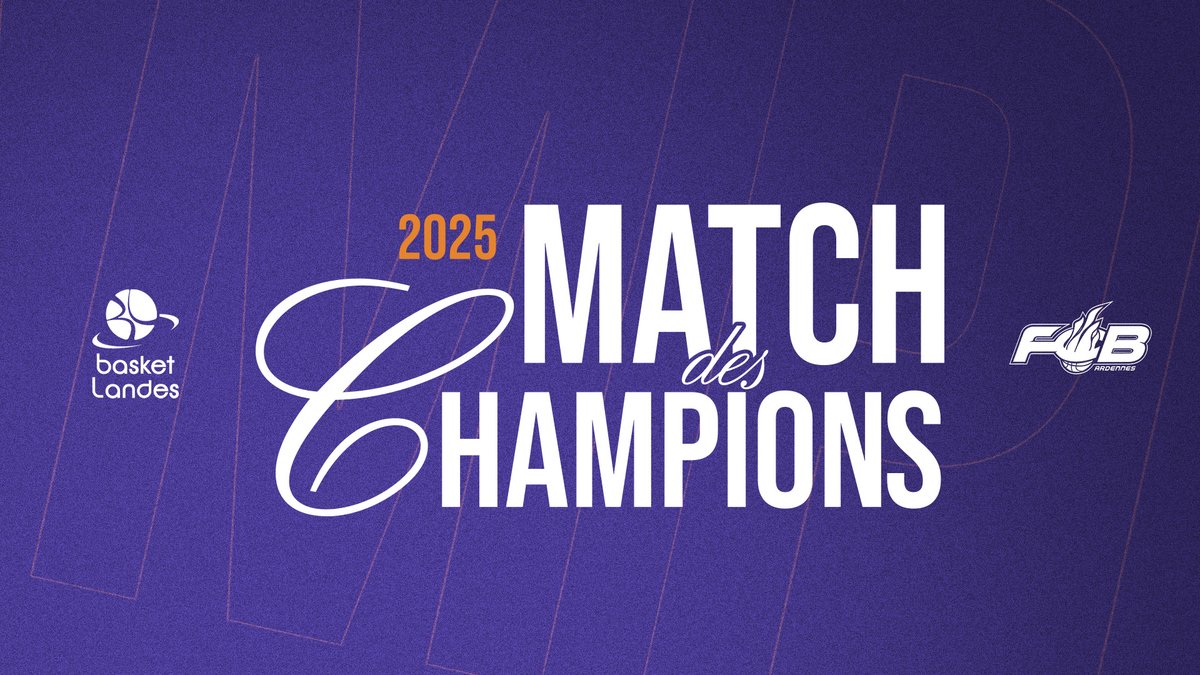 LFB (@basketlfb) on Twitter photo 🎫 Rendez-vous le samedi 27 septembre pour le Match des Champions 2025 entre <a href="/BasketLandes/">Basket Landes</a> et les <a href="/FlammesCarolo/">Flammes Carolo</a>.
La billetterie est ouverte !
Plus d'infos ➡️ bit.ly/3Ffa320 🎫 Rendez-vous le samedi 27 septembre pour le Match des Champions 2025 entre <a href="/BasketLandes/">Basket Landes</a> et les <a href="/FlammesCarolo/">Flammes Carolo</a>.
La billetterie est ouverte !
Plus d'infos ➡️ bit.ly/3Ffa320