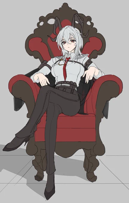 顔がどうしても納得いかなくて一生描き直してたwip