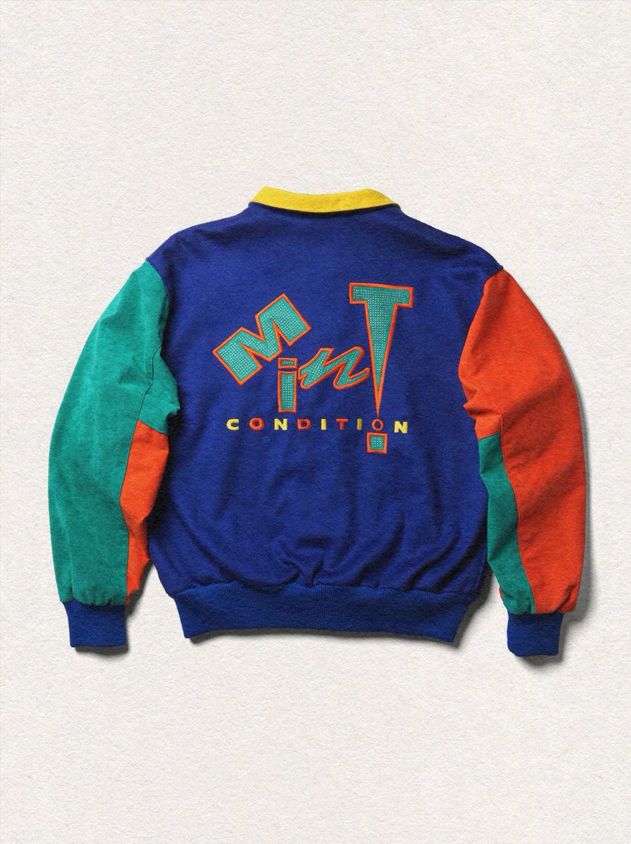 LadePlatinum's tweet photo. 1992 Nike “Mint Condition” Suede Jacket

this was specifically made for members of the r&amp;b band of the same name 

from my archive https://t.co/zEqp1lCCTD