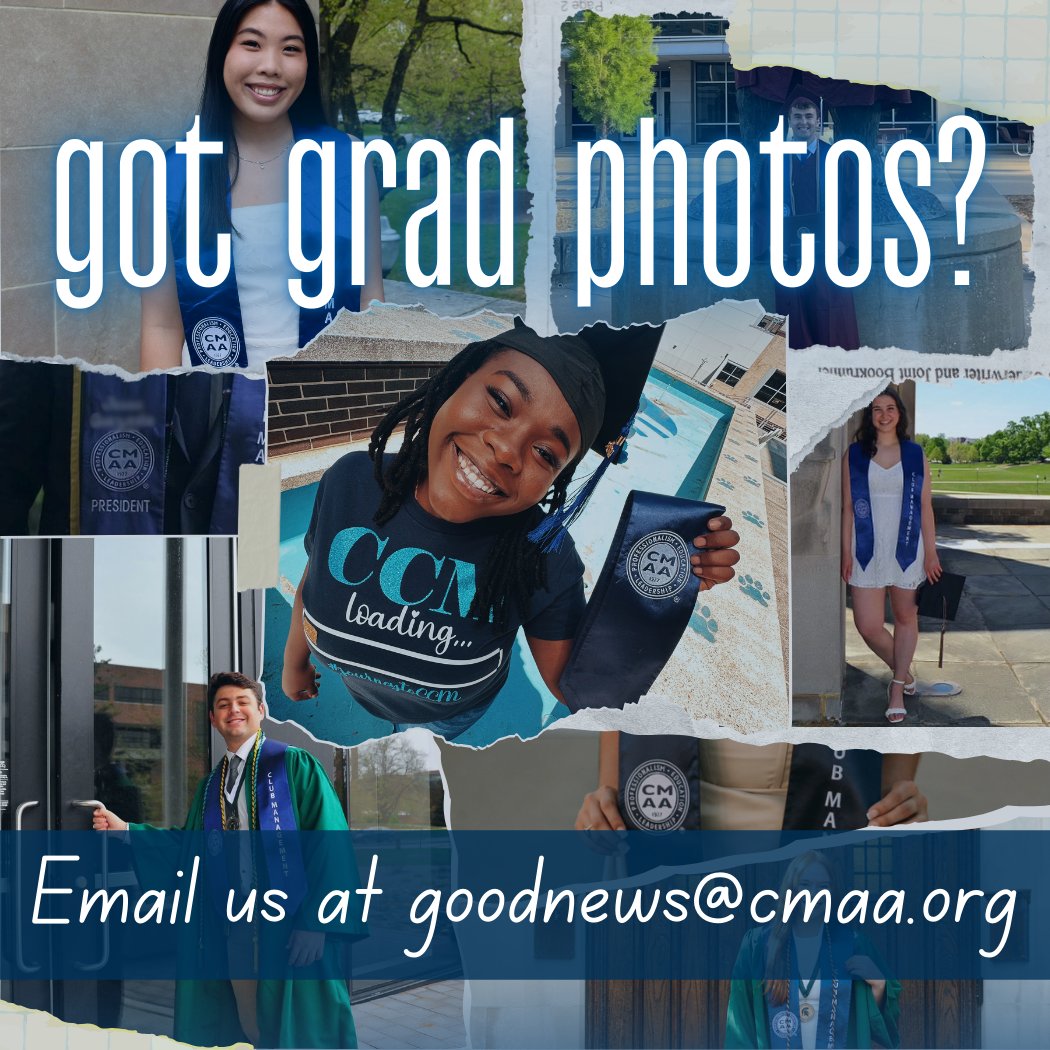 Club Management Association of America (@cmaa) on Twitter photo 🎓 Congratulations graduates! We've already received many graduation photos and we would LOVE to have more!
If you have recently graduated or graduating this spring, email us your accomplishment at goodnews@cmaa.org to be featured! 🎓 Congratulations graduates! We've already received many graduation photos and we would LOVE to have more!
If you have recently graduated or graduating this spring, email us your accomplishment at goodnews@cmaa.org to be featured!
