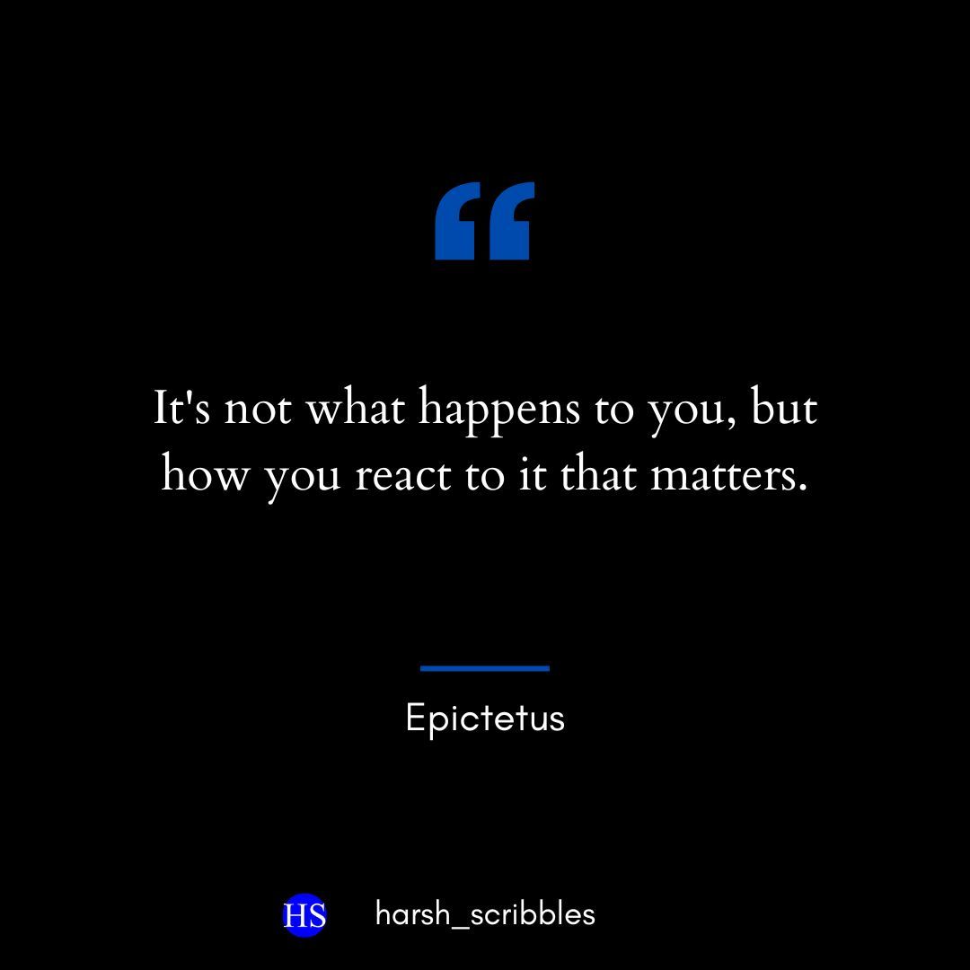 harsh_scribbles's tweet photo. Resilience isn’t about what happens—it's about who you choose to be in response.
#Stoicism #ResilientMindset #InnerStrength #MindOverEmotion #EpictetusWisdom https://t.co/RJfdVV2M3y