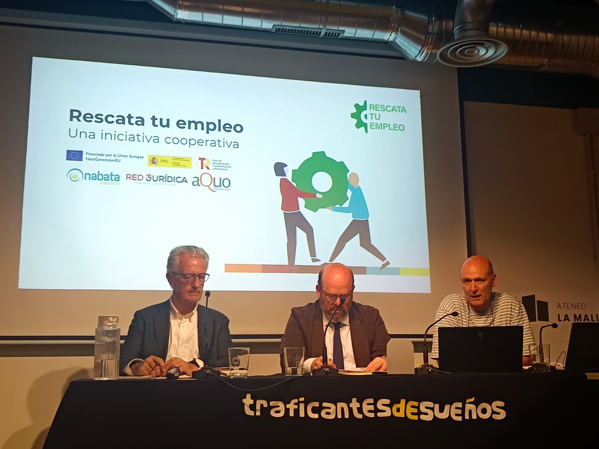 RESCATA TU EMPLEO | Empezamos la jornada d tarde de este impredecible encuentro sobre la recuperación d empresas a través d la economía social. Ahora hablarán jueces, abogados y administradores concursales.

Puedes seguirlas en directo en este enlace 👇🏻
m.youtube.com/watch?v=dqq7...