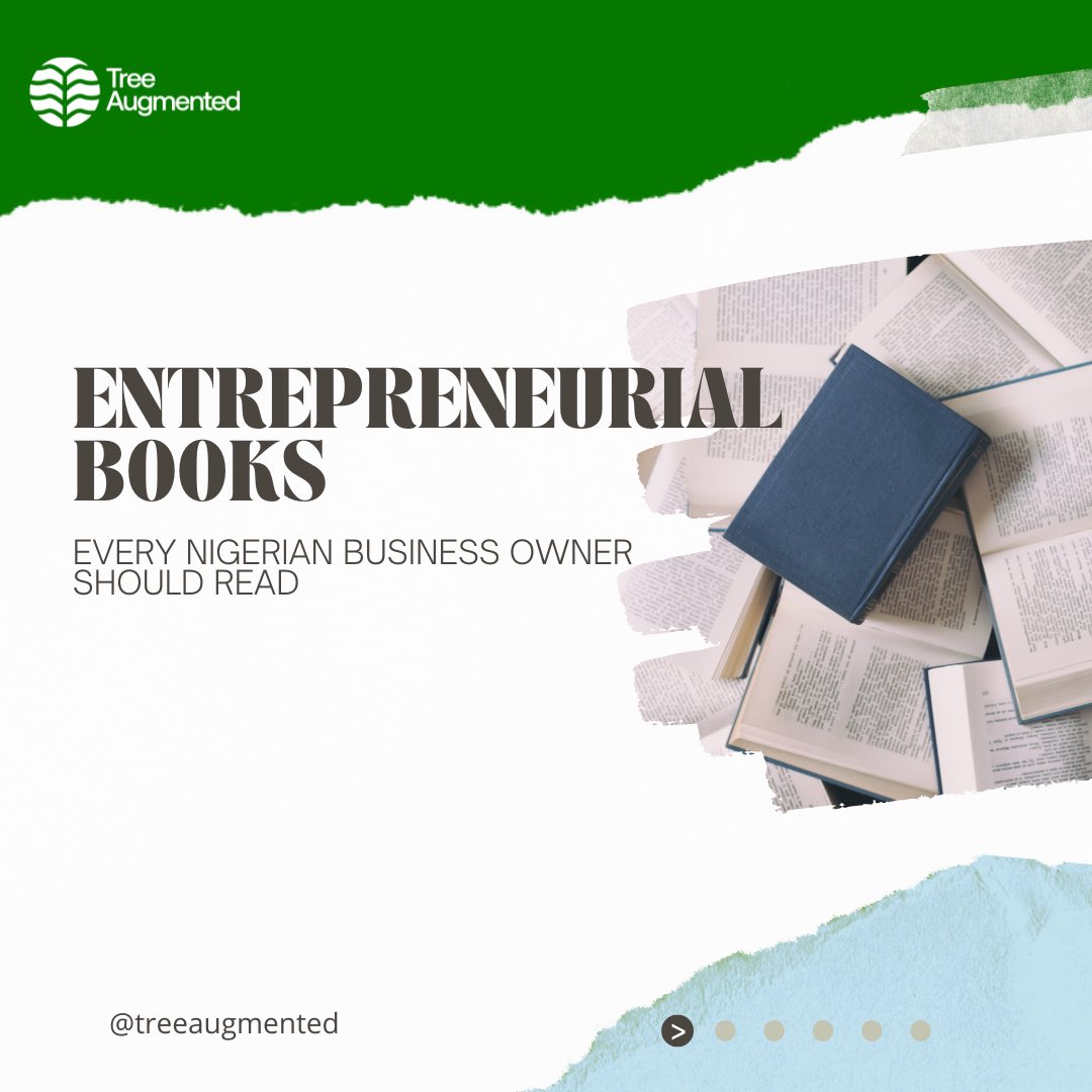 treeaugmented's tweet photo. Running a business in Nigeria isn’t for the faint-hearted—but the right knowledge can make the difference.

We’ve rounded up 5 powerful books every business owner should read to boost strategy, sales, and smart money habits! https://t.co/LpKhviTvry