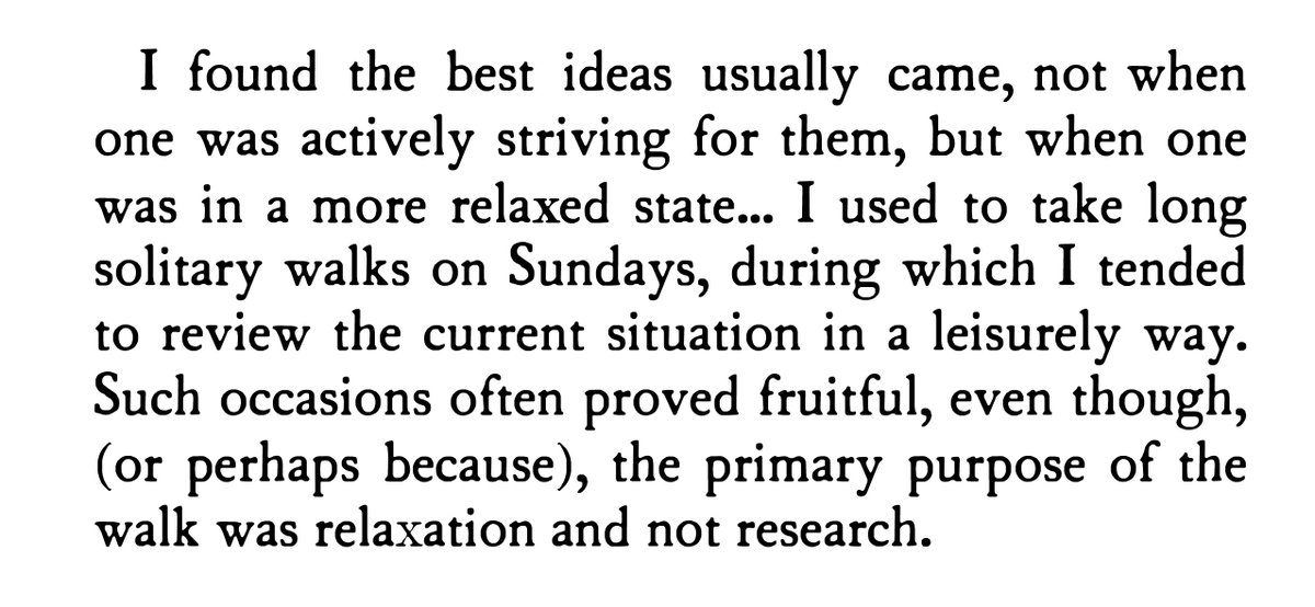 Nobel Prize winning physicist Paul Dirac on how he got good ideas