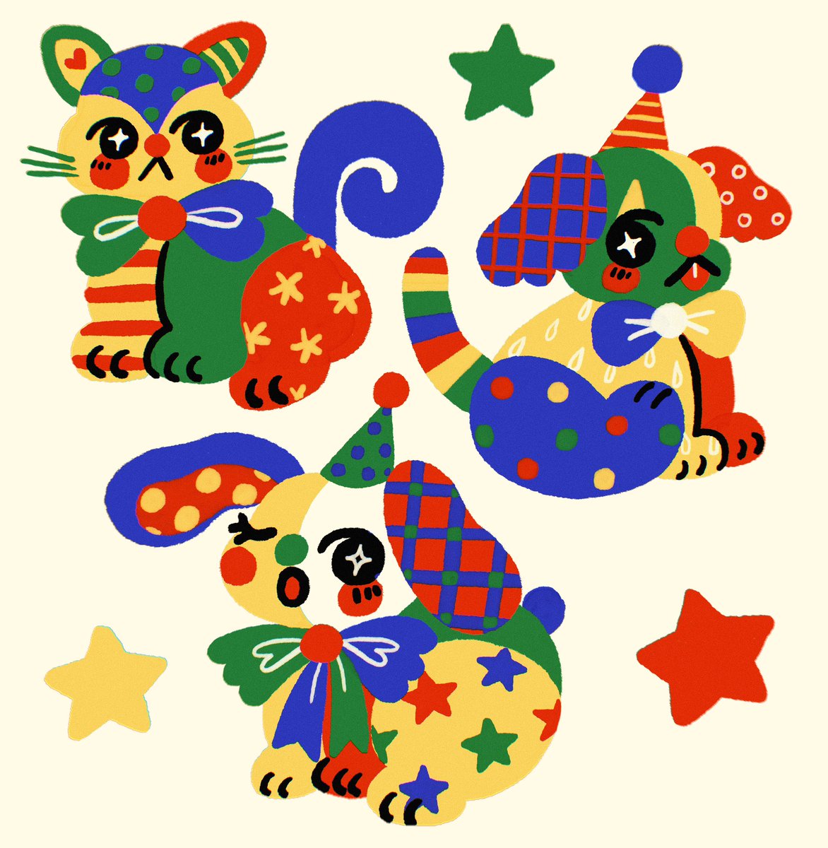 so_lazo's tweet photo. Bright Nostalgia💖🌈inspired by weird vintage animal plushies😍✨ https://t.co/2YK3cv1mlK