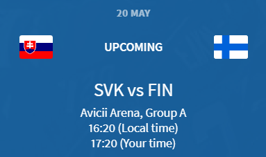 xRepomies's tweet photo. Today's Finland Last Hockey Game Before Quarterfinals
The Game is Between Slovakia VS Finland The GrandStand is Live Join Whit many other Hockey Fans to Watch today's Game https://t.co/bgtsljpIA2