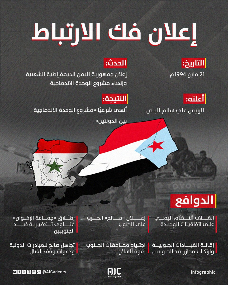 #الذكرى_31_لفك_الارتباط
#عدن_المستقلة #AIC