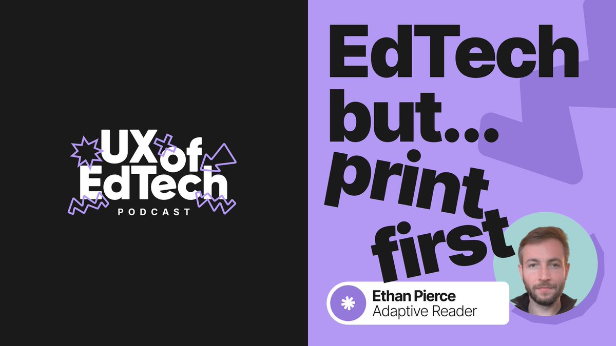 🎙️ A Designer Founder story, UXR nuggets, and the many reasons teachers prefer reading materials in print