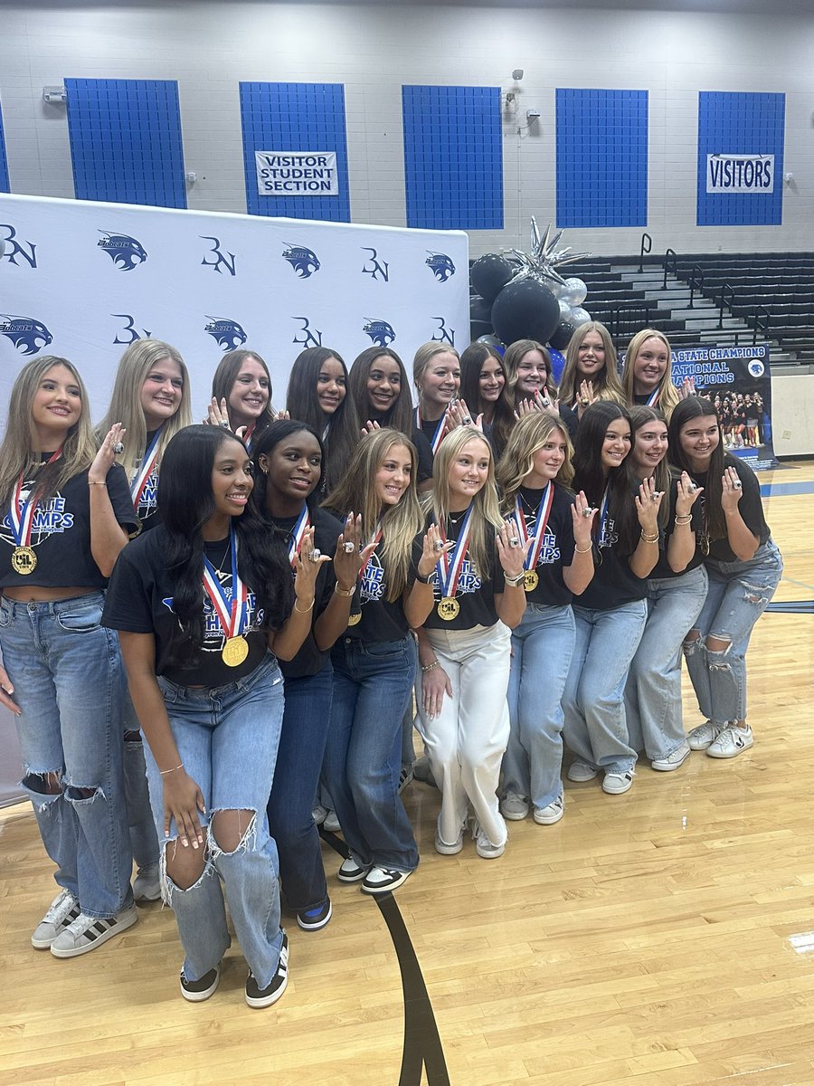 Champs get rings! Congratulations <a href="/BNHSVBall/">Byron Nelson HS VBall</a>