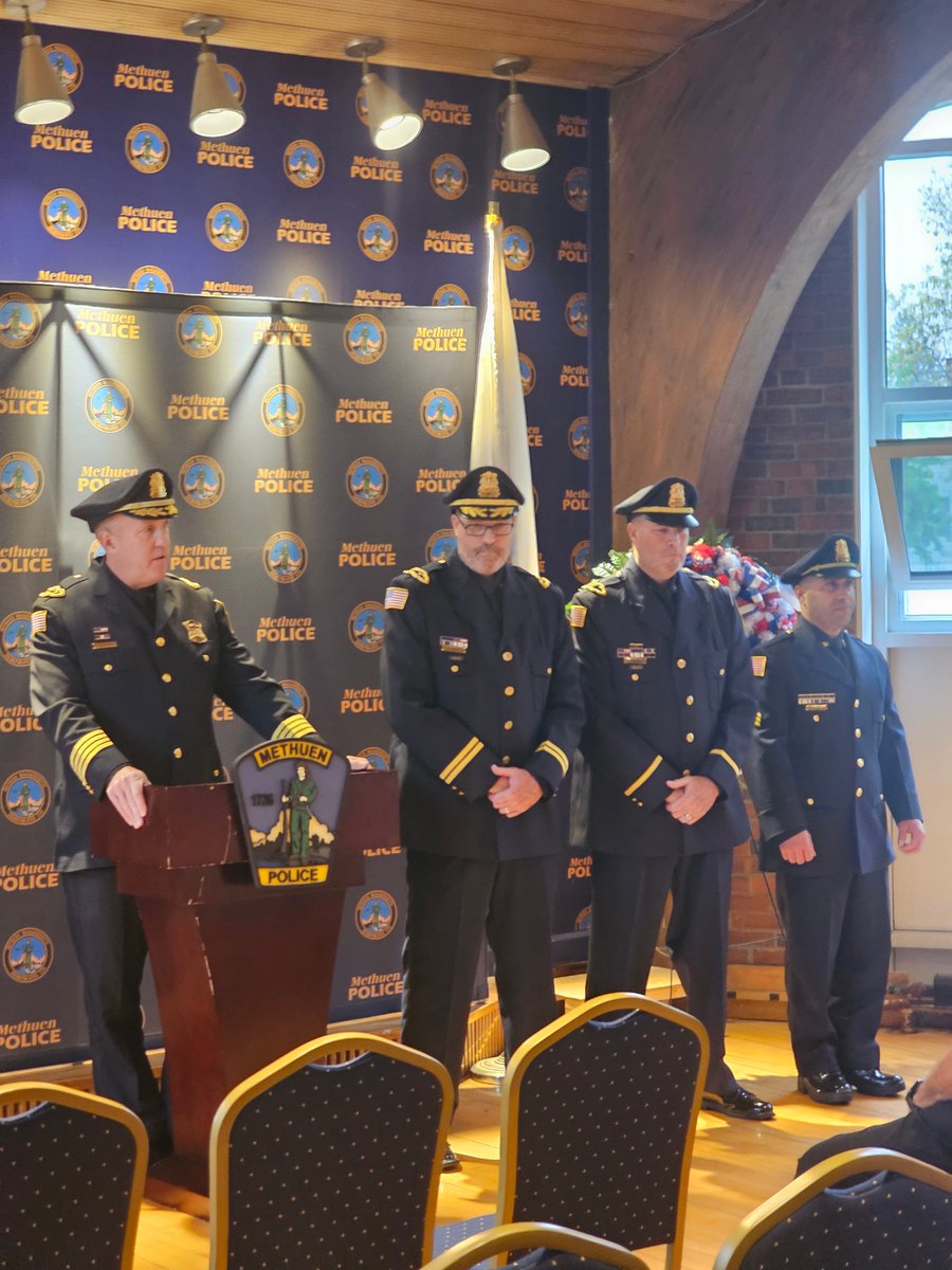 MPD hosted our annual Police Memorial Service on Thursday, May 15th.   Thank you to everyone who attended the event and continue to support the men and women of the Methuen Police Department. For more details, click here: bitl.to/4Ysz