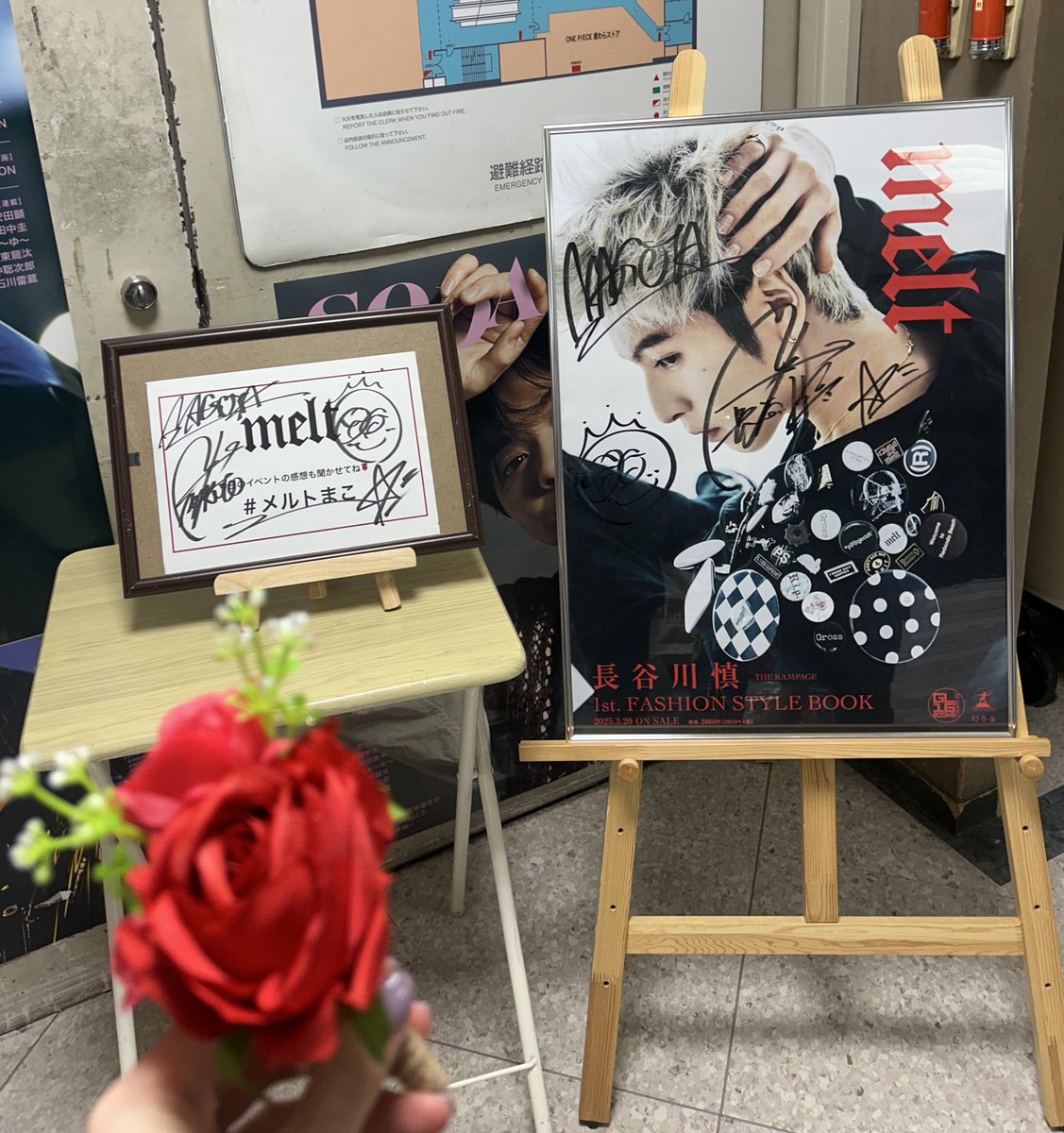rk_mh_nh's tweet photo. melt書店イベ、meltパーティー、98年組書店イベとたくさん色んな企画してくれてありがとう🌟
素敵な思い出がたくさんできました💖
またいつか、隣に立てる日、感謝を伝えられる日が来ることを願ってこれからも頑張ります🌹💫

#メルトまこ #melt  
#WER_DAYS #WER_1998 #98年組
@makoto_lo_olzzz https://t.co/19lCfIk1Od
