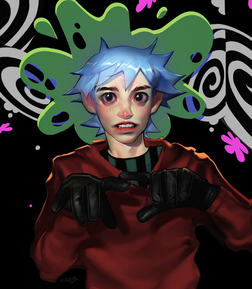 Leather gloves! #art #digitalart