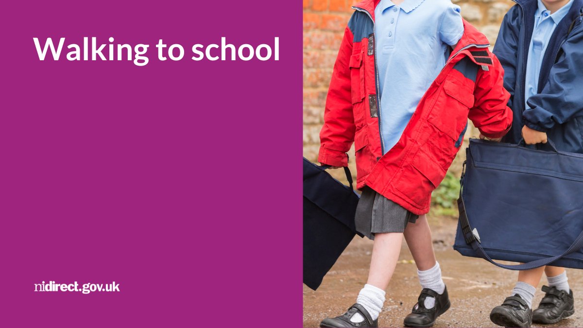 nidirect (@nidirect) on Twitter photo Walking part or all of the way to school (or work) even once or twice a week can make a difference to your health.
Find out more about the benefits of walking at: nidirect.gov.uk/news/think-abo…
#NationalWalkingMonth #WalkToSchoolWeek
<a href="/publichealthni/">Public Health Agency</a> <a href="/deptinfra/">Department for Infrastructure</a> Walking part or all of the way to school (or work) even once or twice a week can make a difference to your health.
Find out more about the benefits of walking at: nidirect.gov.uk/news/think-abo…
#NationalWalkingMonth #WalkToSchoolWeek
<a href="/publichealthni/">Public Health Agency</a> <a href="/deptinfra/">Department for Infrastructure</a>