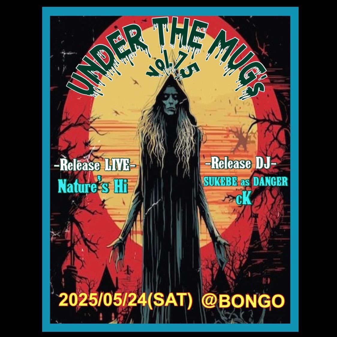 otono_umi's tweet photo. .
『UNDER THE MUG's』
5.24(sat)
at.BONGO
OPEN 22:00
DOOR ¥2000(1D)
W/F ¥2000(2D)

今週末は白河市 BONGOにてU.T.M‼️
Release Liveやらせていただきます🙏
この日はいわきからN'Hi DJ ckそしてパイセンSUKEBE as Dengerさんのトリプルリリパのメデタキ日㊗️
まだALBUM＆MIXゲトってない方は是非に👍 https://t.co/PhsIfpNYqn