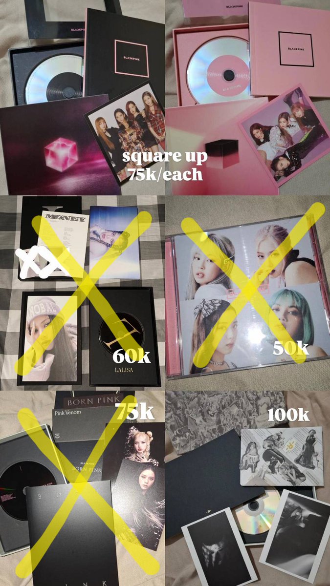 nunuu3003's tweet photo. - help rt -
wts album & pc blackpink
> dom sumut
> price incl packing, exc adm oren 12% (prefer splitpay)
> keep event with dp
> nego tipis allowed
> dm for detail/condi
> hnr n timewaster pls menjauh
#JISOO #JENNIE #LISA #ROSE #BLACKPINK #bptgcollection #bornpink #LALISA #HYLT https://t.co/xcpBOyvNfE