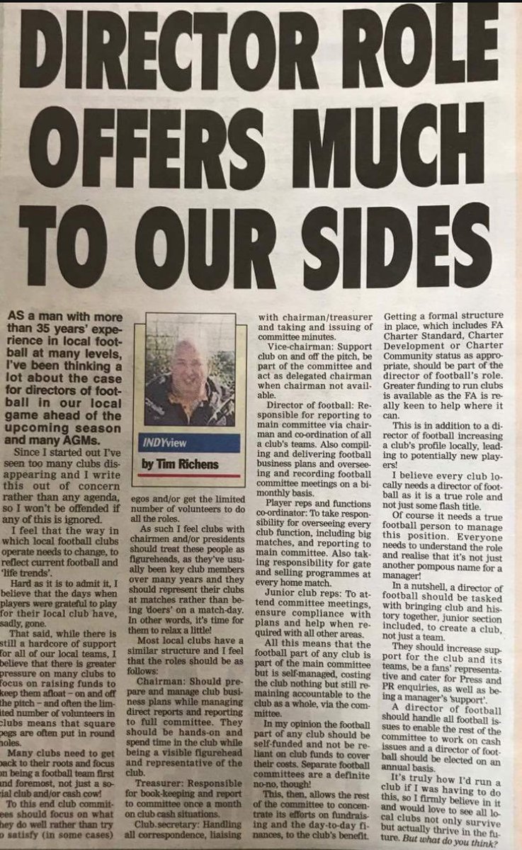 This was  printed in the Sunday Independent. Think it’s still quite relevant with a new season coming up and many clubs struggling!!