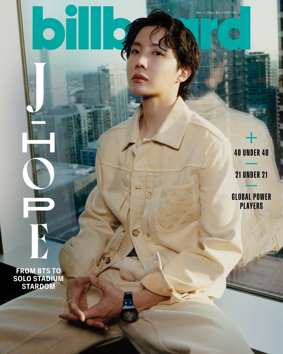 kchartsmaster's tweet photo. j-hope for the cover of Billboard Magazine. https://t.co/ncEoDHBwhL