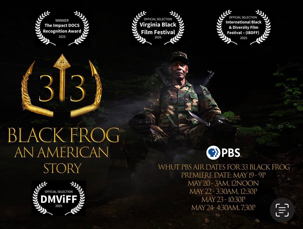 Ondremusic's tweet photo. Shout out to the 301 Media Group for allowing me to be a part of this documentary, 33 Black Frog, a great American Story, on PBS… #ondremusic #omproductionsllc #ondremusicptown #ondre #music #producer #hiphopproducer #rnbproducer #33blackfrog #301MediaGroup https://t.co/LbQsmjG3Ku