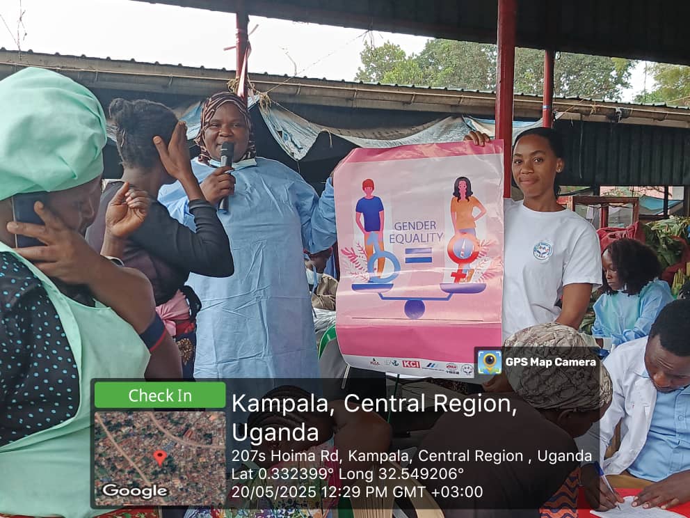 ReafUg's tweet photo. Today in #Kasubi Market, we fronted gender equality where it matters most—health.
We offered free #HIV & #SRHR services, tackled #GBV, and pushed for equity in every aspect of society.
#GenderJustice starts with access🎯
#PreventGBV
#SDG3ForAll
#SDG5
@KCCAUG https://t.co/IxaUz570UV