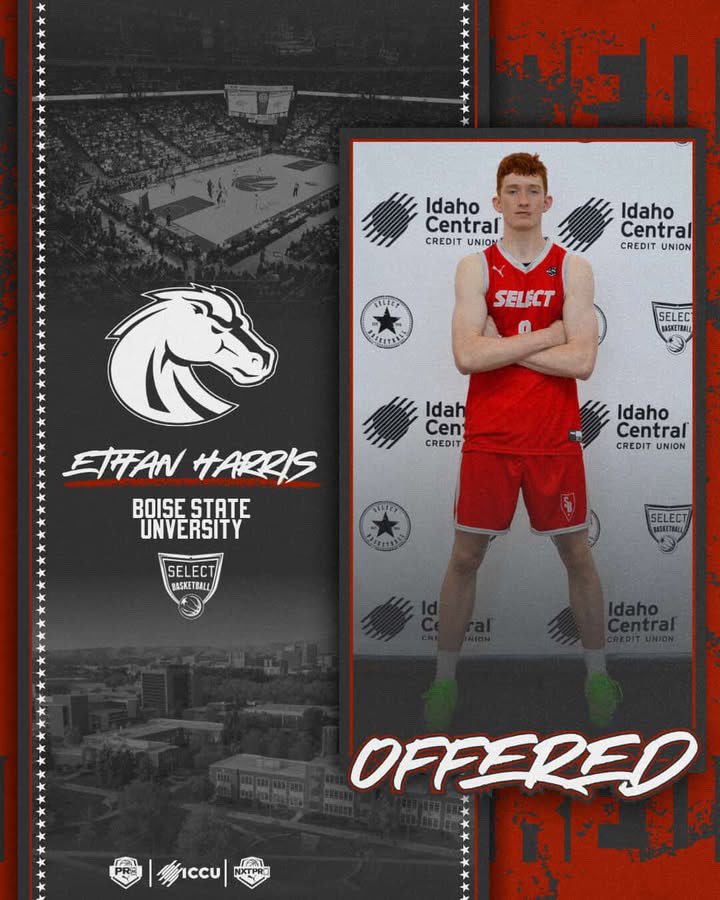 Ethan Harris (@ethanharris35) on Twitter photo Thank you Coach Rice for giving me an offer to Boise State.
<a href="/PRO16League/">PRO16/NXTPRO League</a> <a href="/SelectHoopsUSA/">Select Basketball (MBB)</a> Thank you Coach Rice for giving me an offer to Boise State.
<a href="/PRO16League/">PRO16/NXTPRO League</a> <a href="/SelectHoopsUSA/">Select Basketball (MBB)</a>