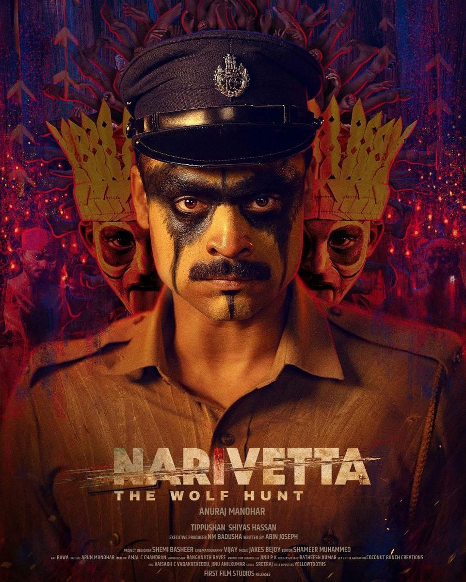 imSAMunaf's tweet photo. TOVINO THOMAS: 'NARIVETTA' *HINDI* VERSION TO RELEASE THIS FRIDAY... #Narivetta β starring #TovinoThomas β is set to release on 23 May 2025.
#Hindi trailer π: https://t.co/2Q9qqQyc5f
#NorthIndia release by #WAMIndia through #FirstFilmStudiosLLP
#SAMunaf #HAMDProductions https://t.co/EgzhPJvpCo