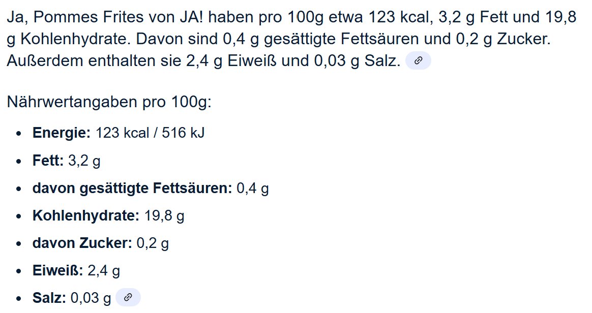 Ich habe im letzten Jahr 36Kg abgenommen und Pommes waren häufig auf meinem Speiseplan. Das muss man nicht direkt verteufeln aber sollte Dinge beachten. 

Die Pommes aus dem Beispiel sind "Vorfrittiert in reinem Sonnenblumenöl" und haben die Nährwerte wie in meinem 1. Bild zu