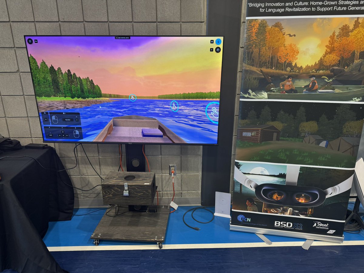 BitSpaceDevelop's tweet image. We are showcasing Speak Indingous XR with UCN at the MALS conference.