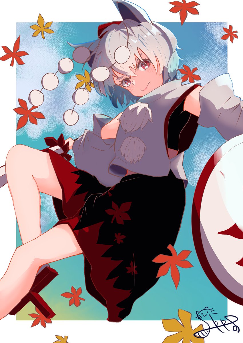 shi_ppo_no's tweet photo. skebのご依頼でした！ありがとうございました❣️
椛🍁 #東方Project  #skeb  #犬走椛 https://t.co/JoD2T0Zs0e