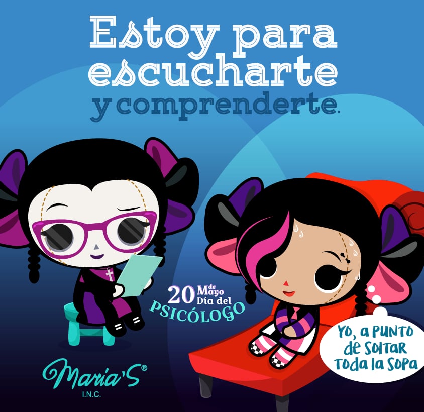 ¡Gracias por brindarnos confianza para poder expresar todo lo que nos cuesta trabajo! 😌💙🕊️⚕️🙏✨

#MaríasINC #DíaDelPsicólogo #20DeMayo #Felicidades #DíaDeLaPsicólogayPsicólogos