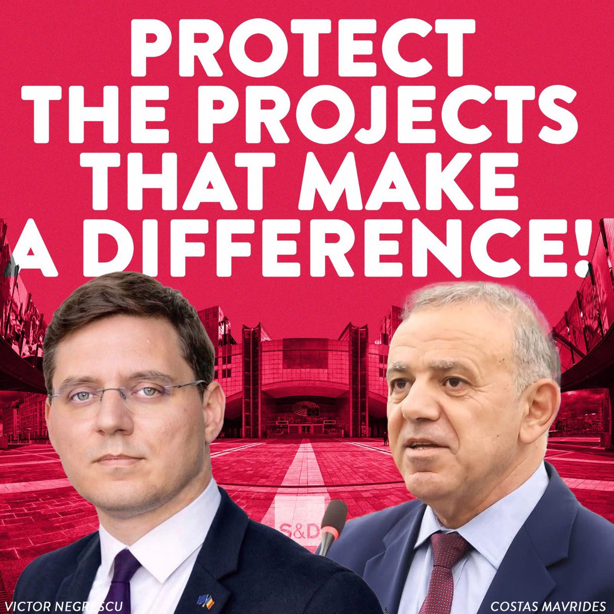 👏Well done rapporteur <a href="/negrescuvictor/">Victor NEGRESCU</a> and shadow Rapporteur <a href="/MavridesCostas/">Costas Mavrides</a>!

Today, we send a strong message to citizens, the 🇪🇺Commission &amp; the 🇪🇺Council: valuable projects that make a real difference in people's lives must be protected!

⚠️Strategic, critical projects funded