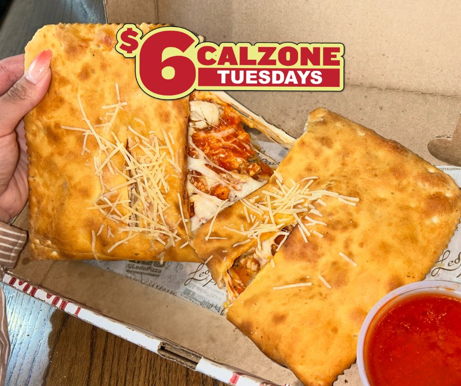 Ledo Pizza (@ledopizza) on Twitter photo It's $6 Calzone Tuesday‼️ Enter our $100 Ledo Pizza Gift Card GIVEAWAY!
TO ENTER:
1️⃣ Retweet this post and follow <a href="/LedoPizza/">Ledo Pizza</a>
2️⃣ Leave a comment below and tag a friend!
Giveaways ends at 10 PM tonight! It's $6 Calzone Tuesday‼️ Enter our $100 Ledo Pizza Gift Card GIVEAWAY!
TO ENTER:
1️⃣ Retweet this post and follow <a href="/LedoPizza/">Ledo Pizza</a>
2️⃣ Leave a comment below and tag a friend!
Giveaways ends at 10 PM tonight!