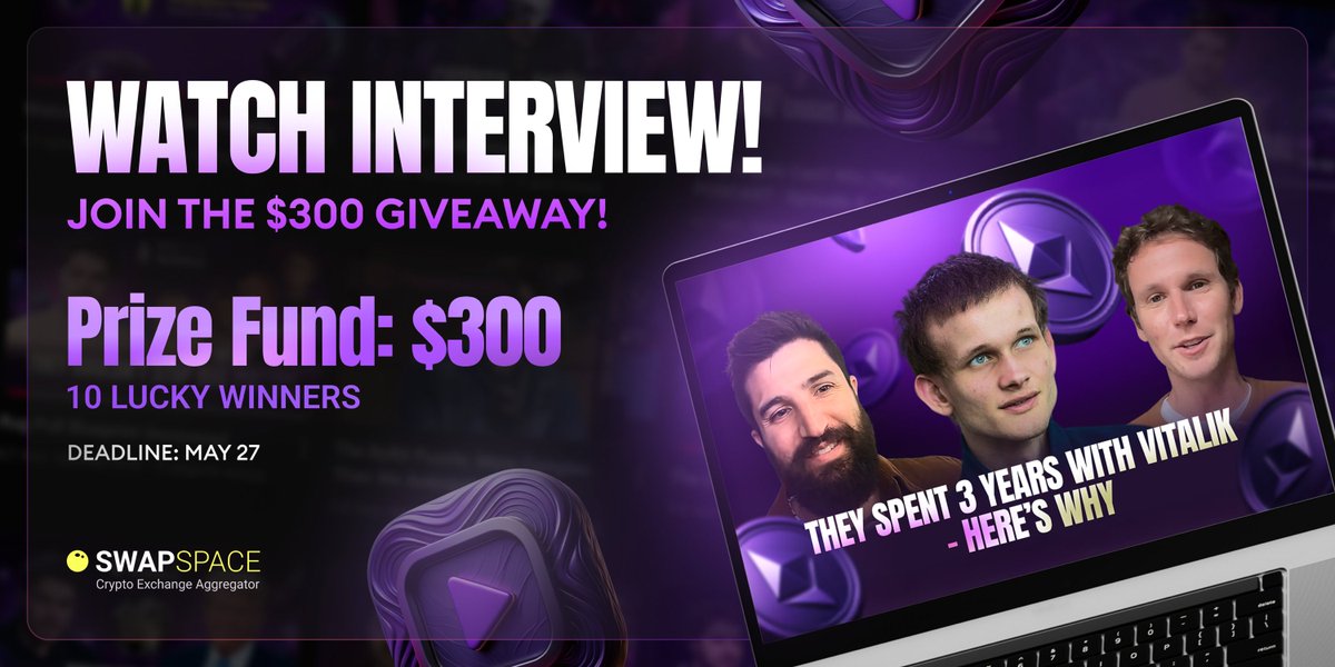 🎞 We interviewed the creators of the Ethereum Documentary, now available on our YouTube channel!

📹 WATCH NOW: youtu.be/jDy_QSQMD5k

💸 Watch the interview and unlock a chance to join a special 300 USDT Giveaway!

HOW TO PARTICIPATE:

1. Watch the interview and find the
