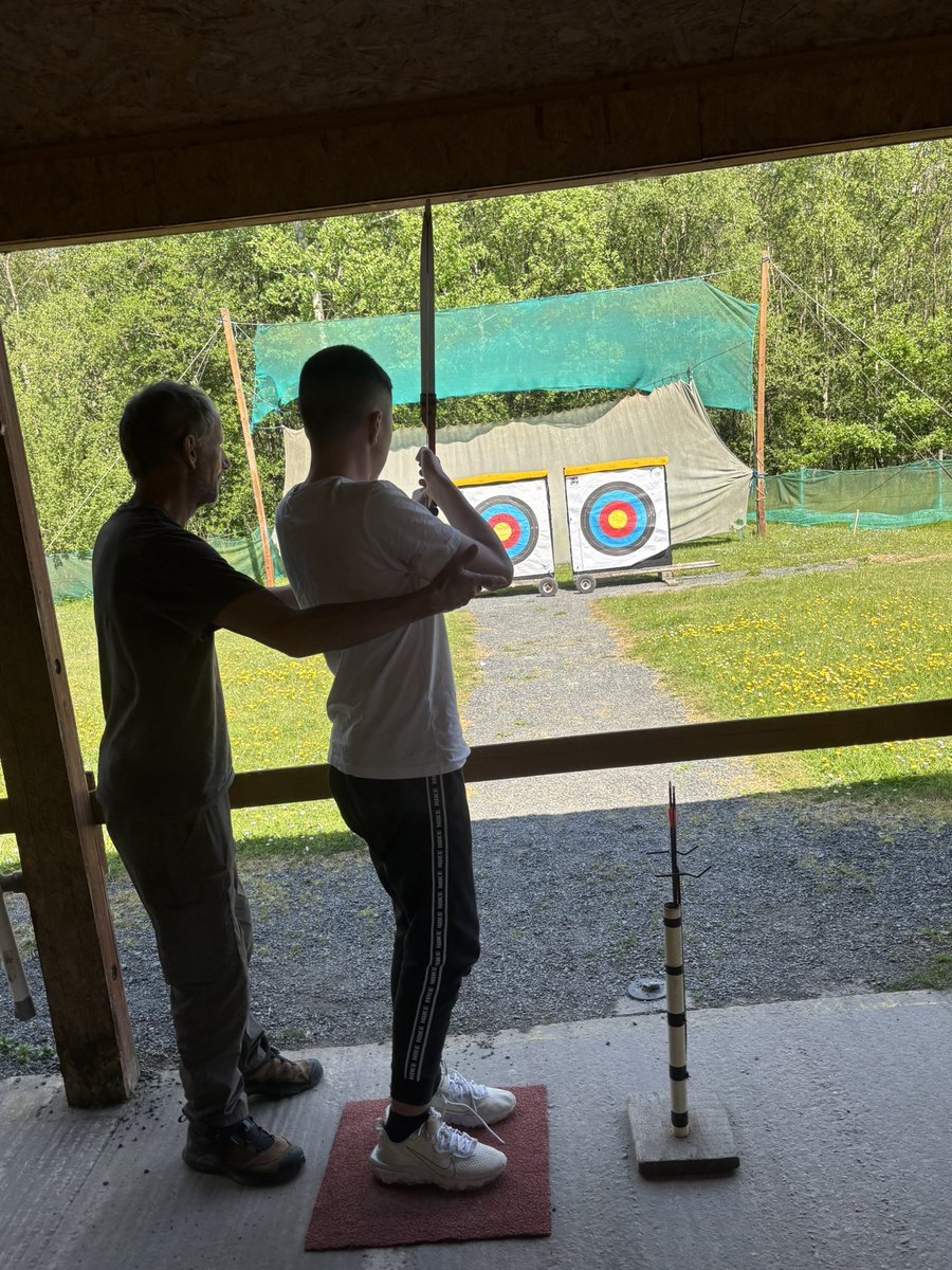 Craig McInnes (@mrmcinnes3) on Twitter photo Day 2, Activity 2 with Group 2 at <a href="/Kilpatrickscho1/">Kilpatrick school</a> S3 Residential Trip at <a href="/BendriggTrust/">Bendrigg Trust Accessible Outdoor Centre, Cumbria</a>: We tested our accuracy with archery! 🏹🎯 #BendriggTrust #ResidentialTrip #ArcheryFun Day 2, Activity 2 with Group 2 at <a href="/Kilpatrickscho1/">Kilpatrick school</a> S3 Residential Trip at <a href="/BendriggTrust/">Bendrigg Trust Accessible Outdoor Centre, Cumbria</a>: We tested our accuracy with archery! 🏹🎯 #BendriggTrust #ResidentialTrip #ArcheryFun