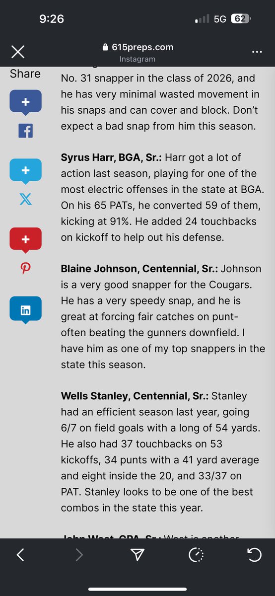 Blaine Johnson (@blainej54) on Twitter photo Thanks <a href="/615Preps/">615 Preps</a> for the write up!
<a href="/BielBryce/">Bryce Biel</a> <a href="/CMontgomeryLS/">Craig Montgomery</a> <a href="/MattOverton_LS/">Matt Overton</a> <a href="/CoachjayhGraham/">JAY GRAHAM</a> <a href="/chs_cougars_fb/">Centennial Cougars Football</a> Thanks <a href="/615Preps/">615 Preps</a> for the write up!
<a href="/BielBryce/">Bryce Biel</a> <a href="/CMontgomeryLS/">Craig Montgomery</a> <a href="/MattOverton_LS/">Matt Overton</a> <a href="/CoachjayhGraham/">JAY GRAHAM</a> <a href="/chs_cougars_fb/">Centennial Cougars Football</a>
