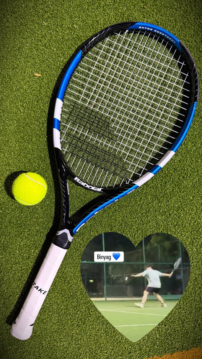 DendenSotto's tweet photo. 🎾 + pink &amp; blue skies = 🥹 https://t.co/oqmfBlIDDb