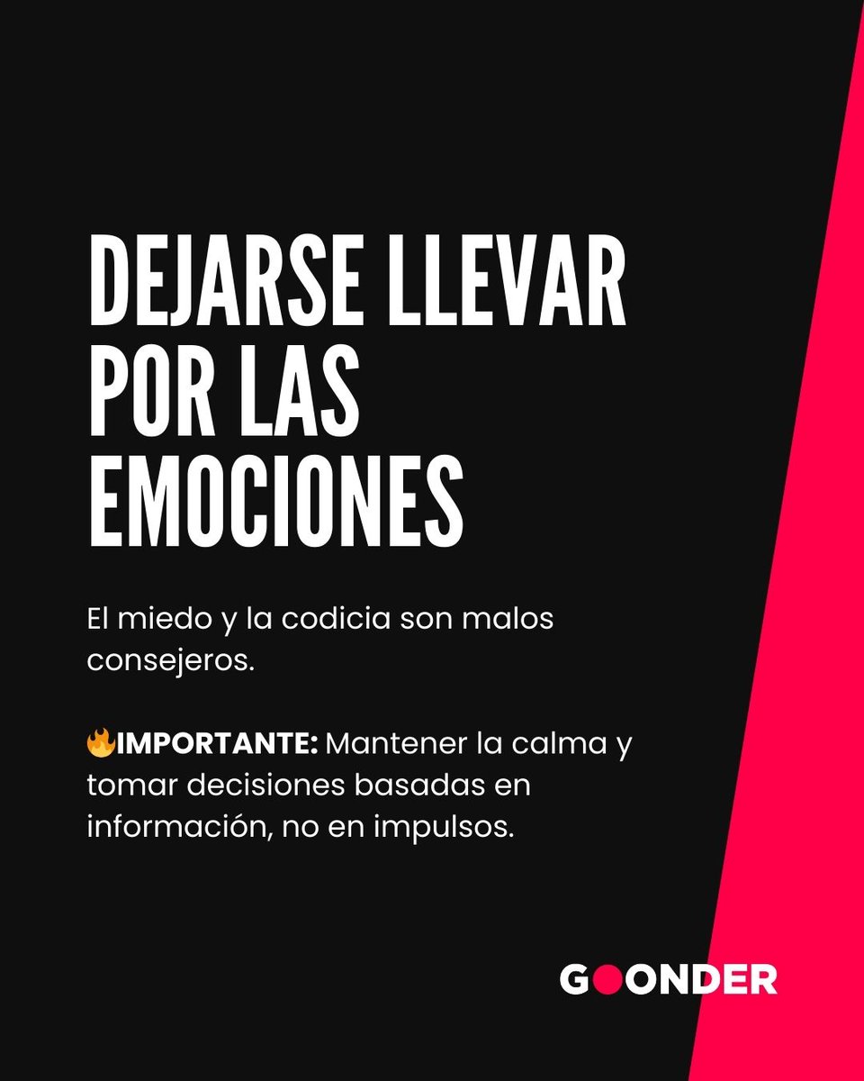 GoonderApp's tweet photo. ¿Estás por dar tus primeros pasos en el mundo de las inversiones?
Hay errores que muchos cometen al comenzar y evitarlos desde el inicio puede marcar una gran diferencia.
Descubre cómo invertir con Goonder. 🔗 https://t.co/d1WLf3hIpo https://t.co/ZJef8Rxn75
