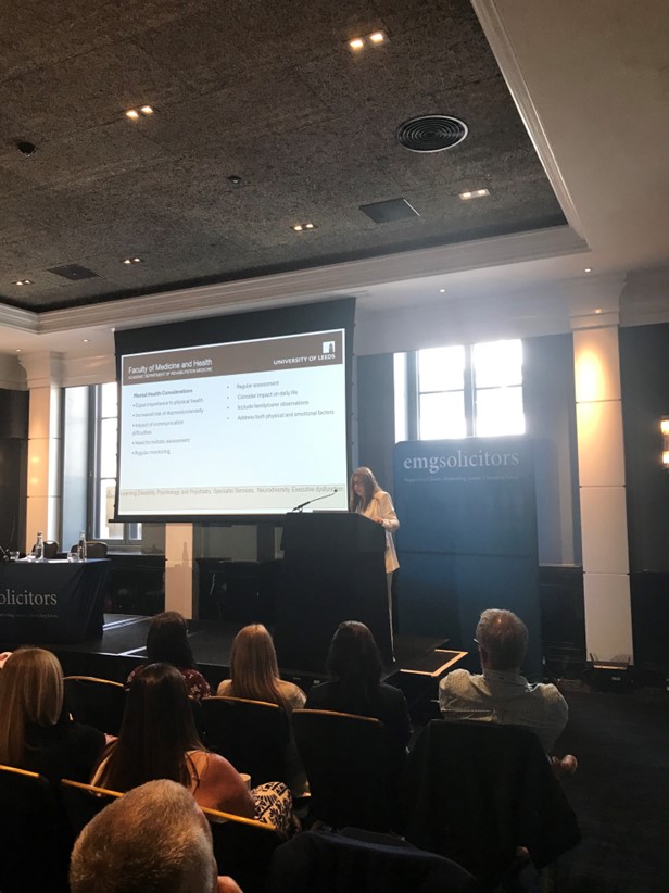 ‘Considering the lifelong needs of of adults with cerebral palsy’
We asked are people with Cerebral Palsy getting independent advocacy when it’s required. Dr Kent stated that independent advocates provide a very important role. #AdvocacyWorks #emgconference #ABIWeek