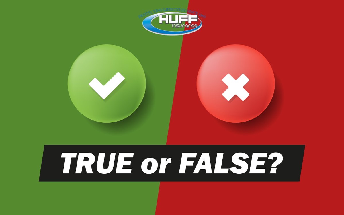 HuffInsurance's tweet image. #TrueOrFalseTuesday: True or False? A home insurance policy covers flood damage. 🌊
Answer: False! Floods aren’t covered by standard home insurance, but you can get flood insurance. Contact Huff Insurance for a free estimate on flood insurance! #InsuranceTrivia #TrueOrFalse