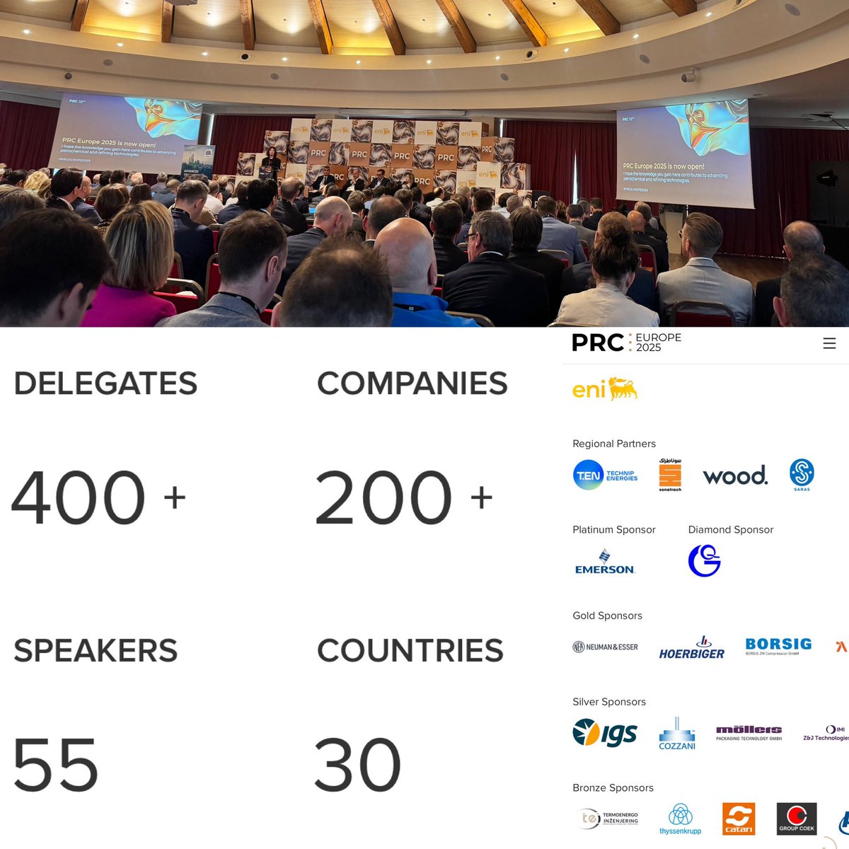 NineSigma Team is attending the #prceurope2025 event in Milano exchanging with companies about innovation &amp; sustainability challenges shaping the future of the Petrochemical and Refining.